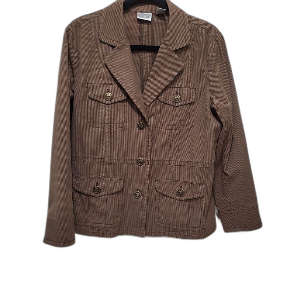 Chicos Brown Blazer Chicos 2/ 12